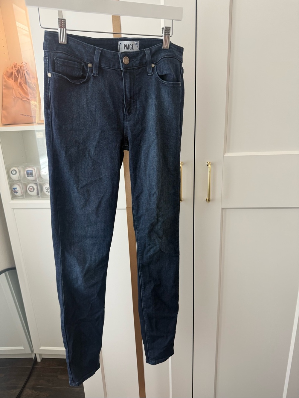 PAIGE Verdugo Ultra Skinny Dark Jeans